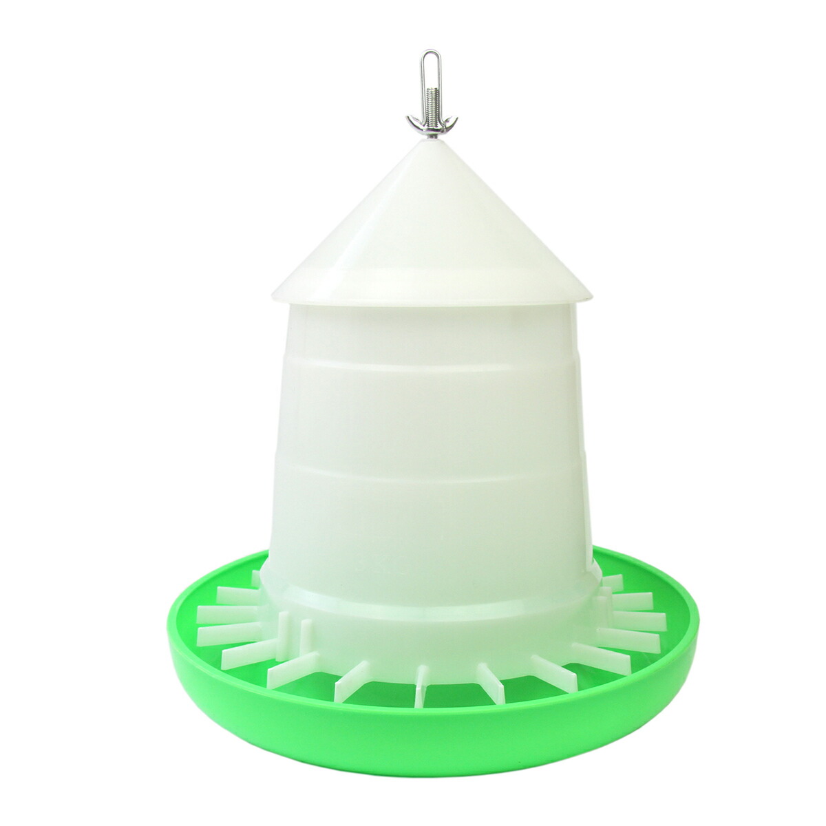 楽天市場】【エサ入れ】自動給餌器(スケルトン緑) 容量2Kg 【にわとり