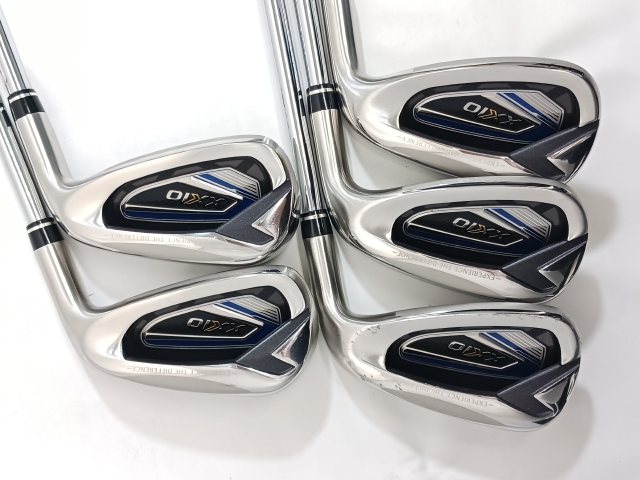 入間■【中古】 ダンロップ ゼクシオ2022 Navy 5本(6-9 P) N.S.PRO 850GH DST スチールシャフト R 28[3635]｜ゴルフ道具商　ゑびすや