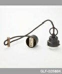 GLF　 コード小口ホルダーセット　 丸環付　 電球別売り　 GLF-0268BK
