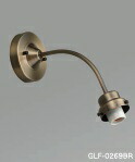 GLF 螺旋釘止め65電信柱型鉤括弧白熱電球別売り GLF-0269BR