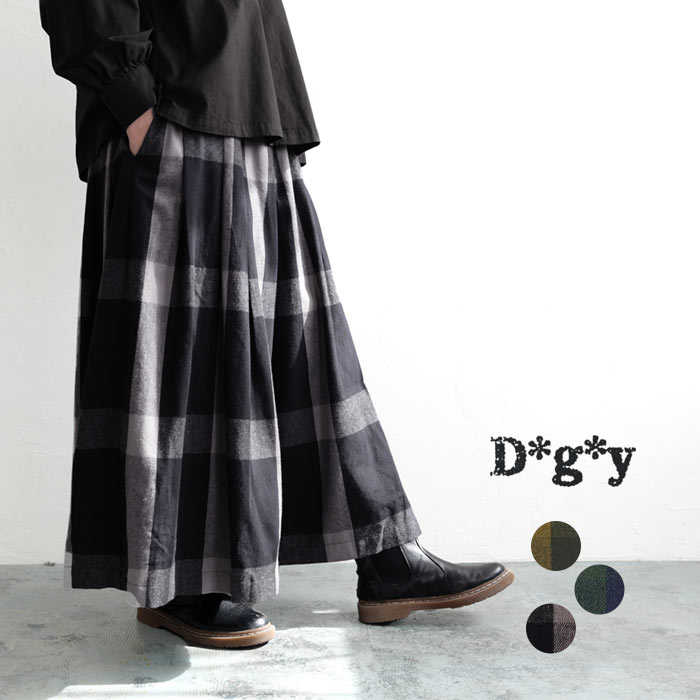 楽天市場】D*g*y コットンツイル センター切替 ワイドパンツ M
