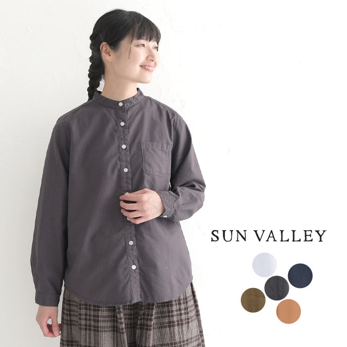 【楽天市場】SUN VALLEY 綿オックス シャツワンピ チュニック