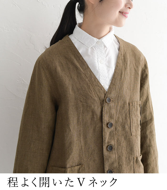 高評価☆4.6】ノーカラージャケット レディース 9番手