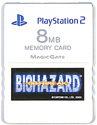 PS2 メモリーカード Premium バイオハザード Series 