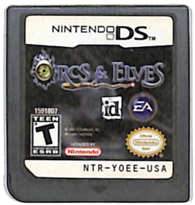 【DS】北米版 ORCS ＆ ELVES (国内本体使用可) (ソフトのみ) 【中古】