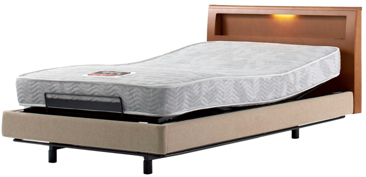 楽天市場】シモンズベッド マキシマ スリムシェルフ2 棚付き 3