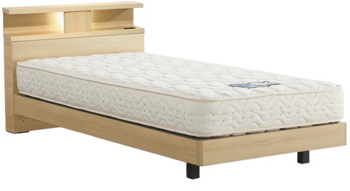 楽天市場】ドリームベッド カエラル958 シングルロング 宮付き・棚付き