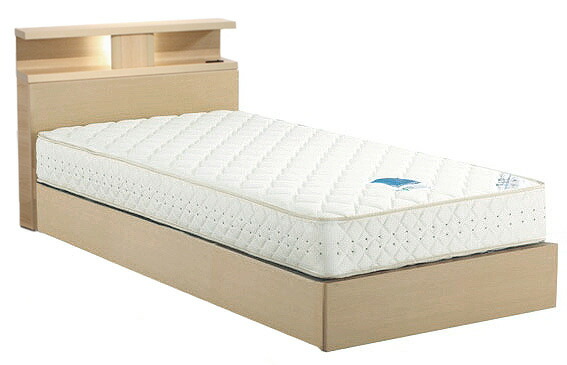 楽天市場】ドリームベッド カエラル961 ダブル 宮付き・棚付き 照明