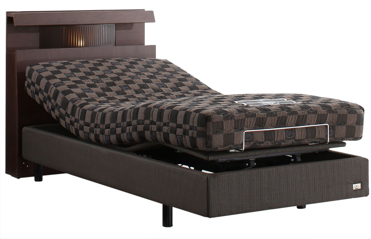 電動リクライニングベッド　Pse-301D EQ セミダブルベッド 電動ベッド｜介護ベッド・折りたたみ・リクライニング・自立収納