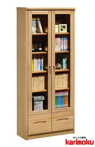 karimoku カリモク　回転ブックシェルフ　本棚　　コミックラック 楽天市場】カリモク HC4550NK 140サイズ 書棚 本棚 ブック