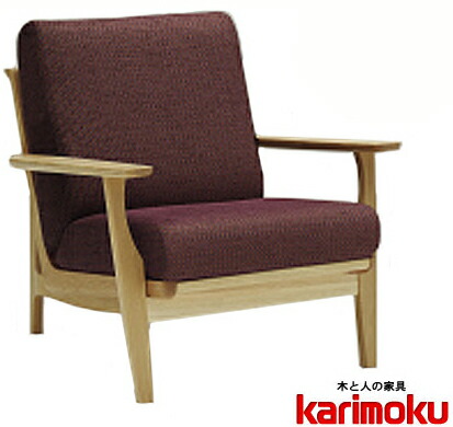 カリモク　ソファー 楽天市場】【クーポンで11%OFF】 カリモク 1Pソファー WW7700 本