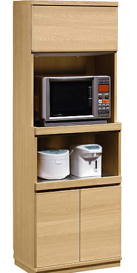 カリモク ET2915 ET2935 家電納める棚 食器棚 67勝手もとゲーム盤 夕めしゲーム盤 自然的 赤銅色 優勝杯容れもの 皿納める 納める棚 オーク材 ウォール中毒者 メープル 黒いこと桜んぼう karimoku 国産/日本製調度品 決まり取りまわし店 インテリア・寝具・収納-収納家具-食器棚・キッチンボード