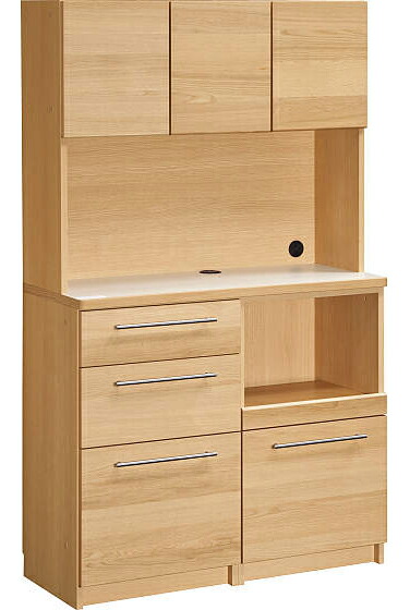 カリモク EW3704 家電収納棚 食器棚 105キッチンボード KITCHITキチット ダイニングボード ナチュラル ブラウン カップケース 皿収納 収納棚 オーク ウォールナット karimoku 国産/日本製家具 正規取扱店