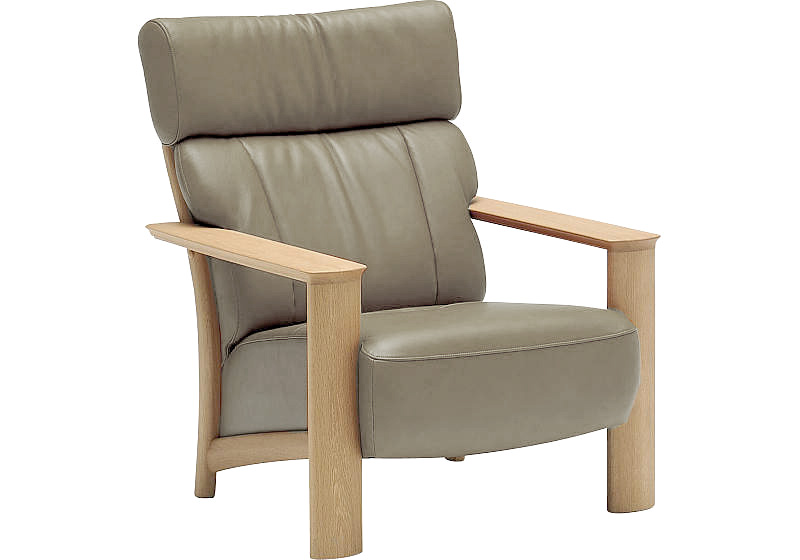 【楽天市場】カリモク WT4100 1Pソファ 本革張レザーソファ 肘掛ソファ パーソナルチェア 一人掛け椅子 フィットするコンパクトモデル