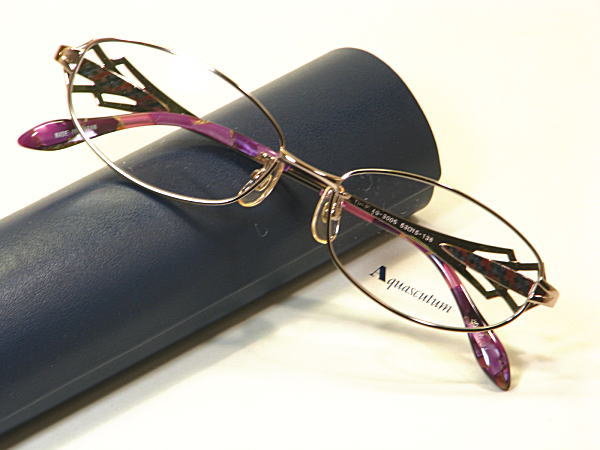 新品 本物・送料無料・アクアスキュータム【Aquascutum】度付きレンズ付【AQ-3005-C1】婦人用メガネ