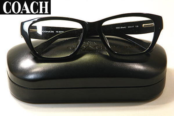 送料無料 ・コーチ【COACH】度付きレンズ付【HC6070F-5002】ユニセックス メンズ レディース・フルリム・セル枠
