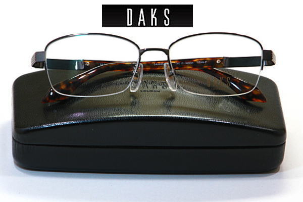 送料無料・ダックス【DAKS】度付きレンズ付【DA26356-DB】ナイロール