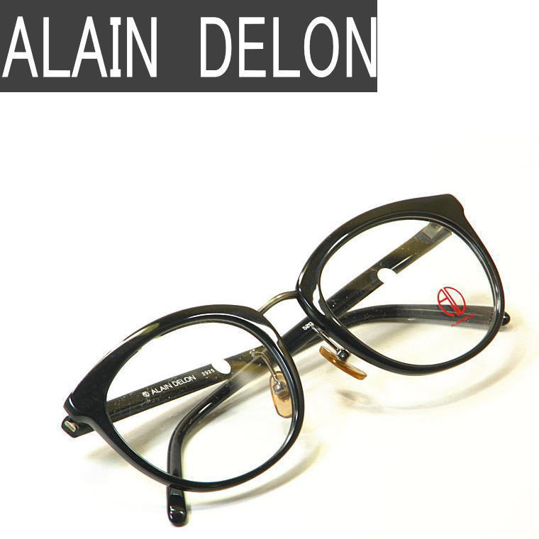 アランドロン ALAIN DELON 送料無料・クラシカルビンテージメガネ・度付きレンズ付セル枠