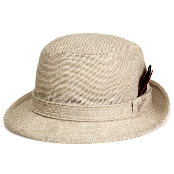 Borsalino ボルサリーノ 春夏 メンズ リネトロンミックスアルペンハット [bs452-006] ベージュ [alpine hat] ギフト 春夏 涼しい ハット ファッション 送料無料(紳士帽子 メンズハット 男性 おしゃれ 通販 40代 50代 60代 ファッション小物 ブランド帽子 中央帽子 ぼうし)