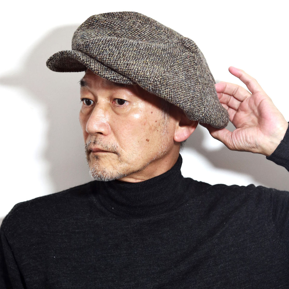 再再販 ツイード 帽子 メンズ キャスケット 8枚はぎ Stetson ビッグキャス ニュースボーイ キャップ 送料無料 ステットソン ハリスツイード Ivy Cap Stetson 帽子通販 ギフト プレゼント 40代 50代 60代 ファッション 父の日 Fucoa Cl