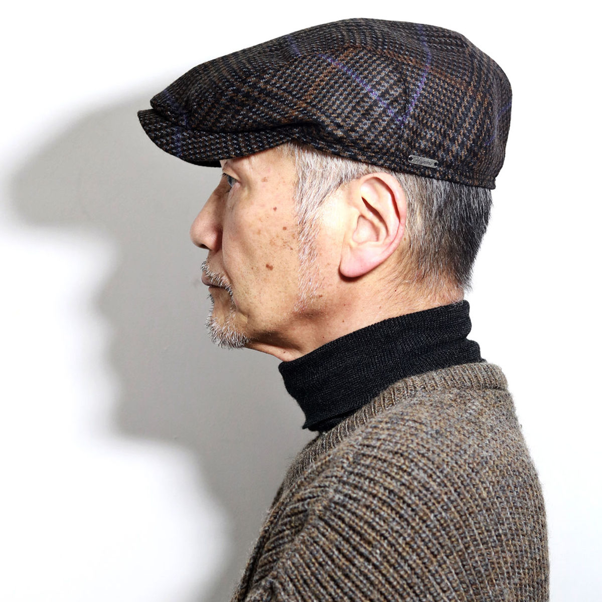 売れ筋がひ 帽子 耳当て付き ハンチング グレンチェック メンズ 大きいサイズ ハンチング帽 秋冬 北欧 Wigens ブランド ウィゲン ブラウン 茶 Ivy Cap 40代 50代 60代 誕生日 プレゼント クリスマス ギフト ラッピング 無料 父の日 Fucoa Cl