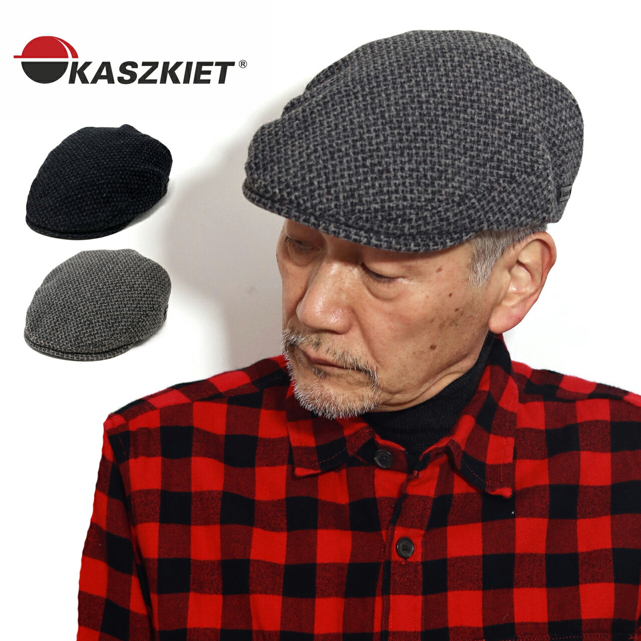 KASZKIET ハンチング ブランド 紳士 ハンチング帽 プレゼント ブランド カシュケット ポーランド ハンチング ウール 帽子 サイズ調節 帽子 ウールハンチング 送料無料 ギフト包装 ラッピング 無料 父の日 プレゼント ギフト 敬老の日 贈り物 [ ivy cap ]