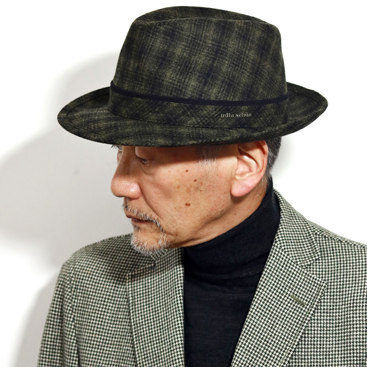 ＼今日このごろ｜全品10%OFF引き換え証／ ミラショーン 中折れ 津液広 かぶり笠 メンズ 秋冬 ニューレスコー Zignone シャドウチェック メンズ 大層らしい大きさ 60珊 大きさ調節する能力のある レディース 鳥打ち帽 mila schon 成人男性 中折れかぶり笠 中折れ鳥打ち帽 オリーブ 成人男性 鳥打ち帽 通信販売 父の日