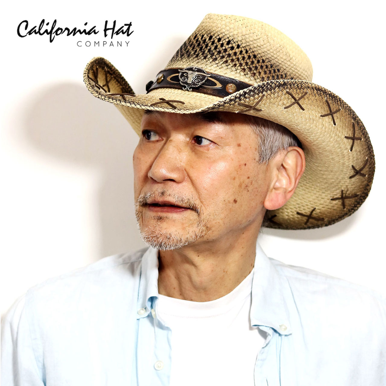 【楽天市場】カウボーイハット メンズ ウエスタンハット ストローハット つば広 乗馬 カリフォルニアハット スタンピートハット BBQ