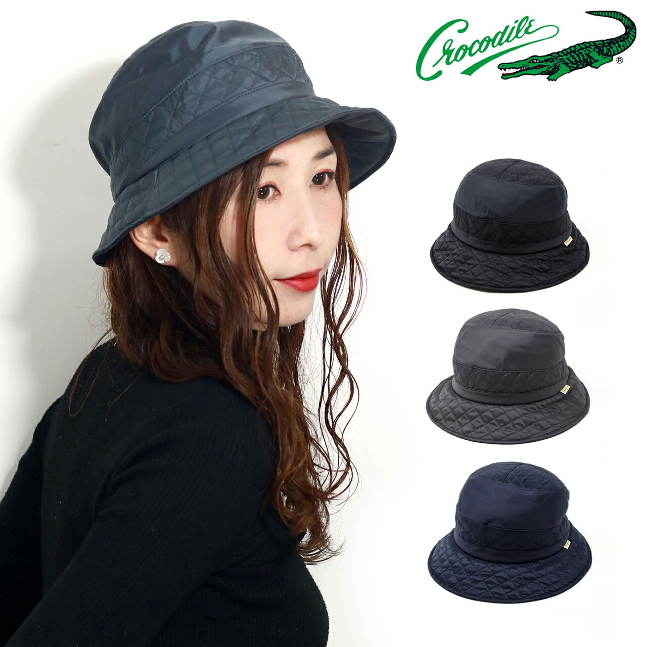 楽天市場】CROCODILE レディース ハット エッジアップ 帽子 楽天市場】CROCODILE レディース ハット エッジアップ 帽子