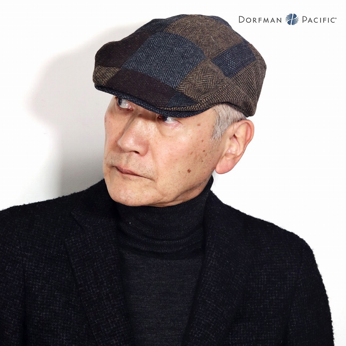 ＼本日｜全品5%OFFクーポン／ ハンチング ウール メンズ ハンチング帽 パッチワーク 冬 ウール ハンチング 暖かい 紳士 帽子 ヘリンボーン ハンティング帽 メンズ アイビーキャップ 父の日 ギフト 男性 誕生日 プレゼント ラッピング無料 送料無料 ivy