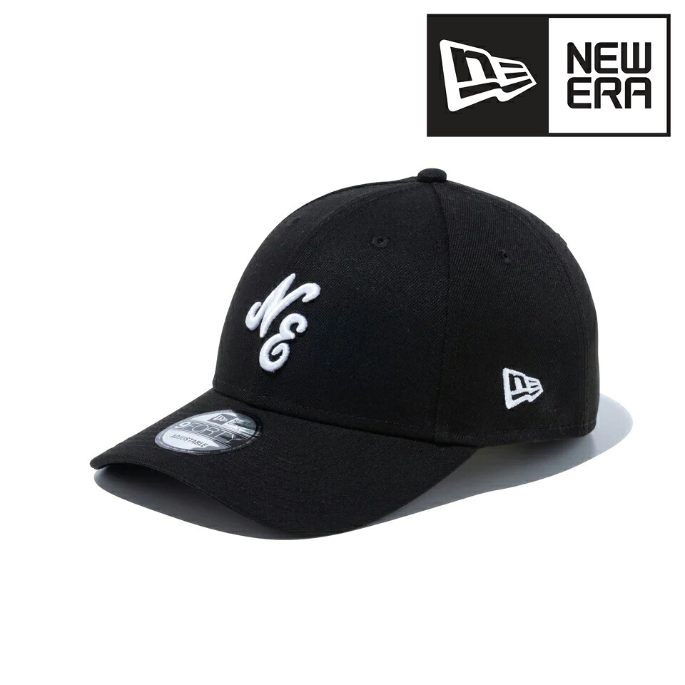 NEWERA 9FORTY Classic Logo クラシックロゴ メンズ キャップ ニューエラ 帽子 ロゴキャップ レディース フリーサイズ ブラック × ホワイト 帽子 スナップバック サイズ調整可 フリーサイズ 男女兼用 父の日 [ baseball cap ]