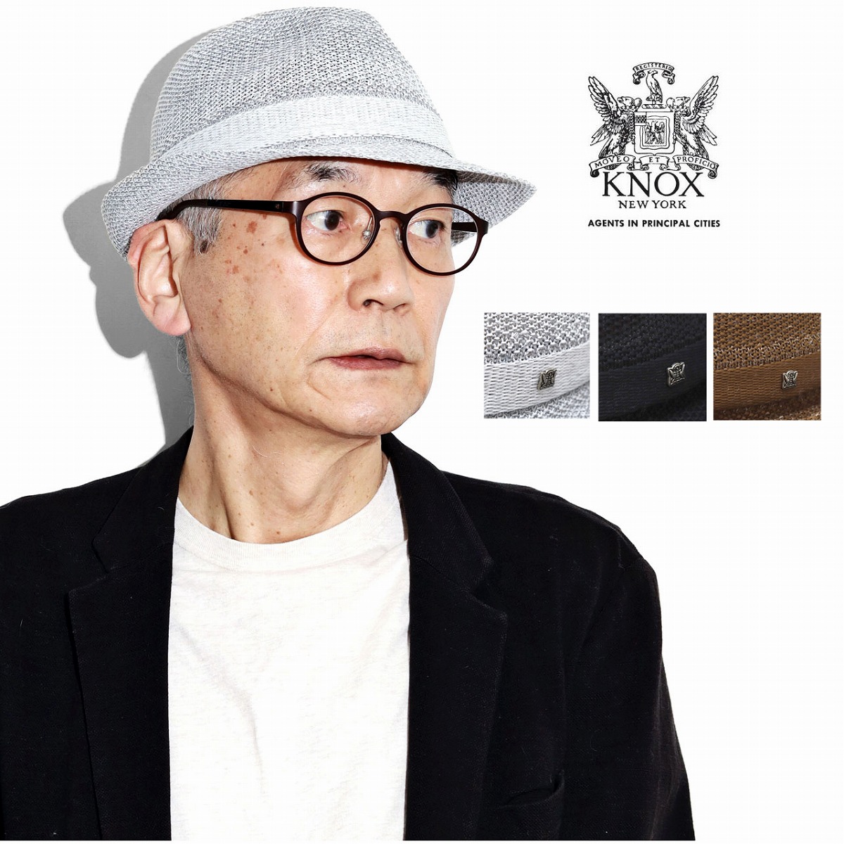 \本日▼全品5%OFFクーポン/ 中折れハット メンズ サーモロビー KNOX ハット 帽子 メンズ 中折れ帽子 ノックス 日本製 紳士 帽子 60代 中折れ帽子 メンズ 中折れハット 夏 ハット メンズ 30代 40代 50代 60代 ファッション 男性 ノックス 帽子 通販 ギフト|ELEHELM帽子通販専門店