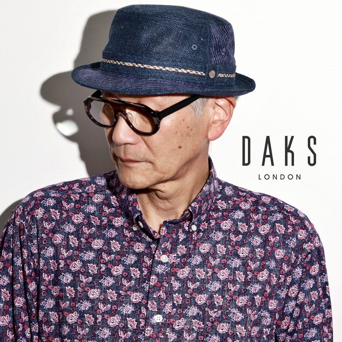 ＼本日クーポン利用で全品10%OFF／ ハット 軽い DAKS アルペンハット 麻100% 涼しい 春夏 ダックス 帽子 小さいサイズ 大きいサイズ リネン ハット 大きめ 麻リブ 紳士帽子 紺 シンプル 小物 ワンポイント お洒落 ブランド 紳士 ネイビー S M L LL 3L 夏の帽子