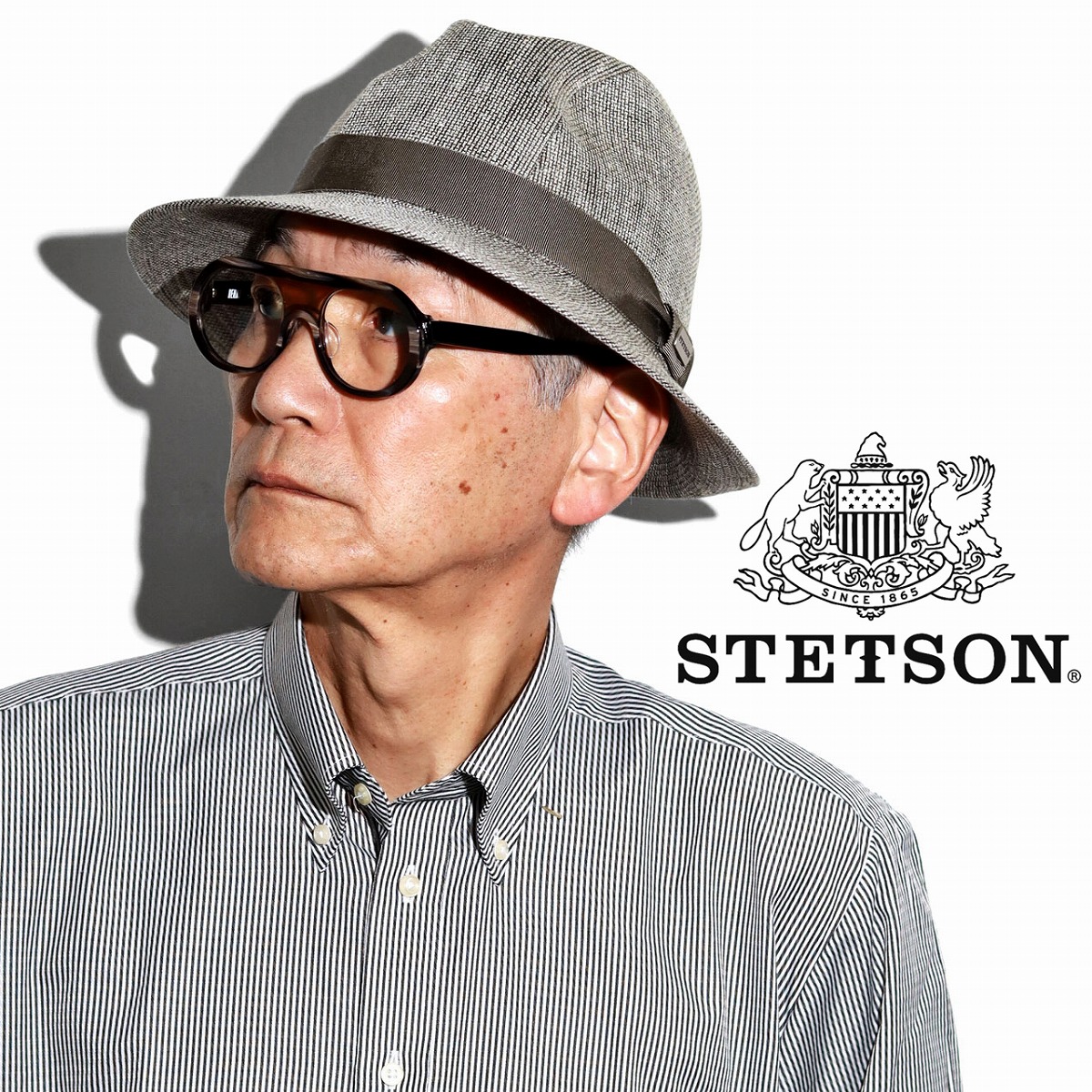 ＼本日クーポン利用で全品10%OFF／ ロイヤルステットソン ハット メンズ ROYAL STETSON 帽子 麻 涼しい 春夏 つば広帽子 メンズ 中折れハット リネン シャンブレー ライナー型 日本製 中折れ帽 サイズ調節可 日よけ 紳士 帽子 麻 カーキ 上品 かっこいい 帽子 ファッション