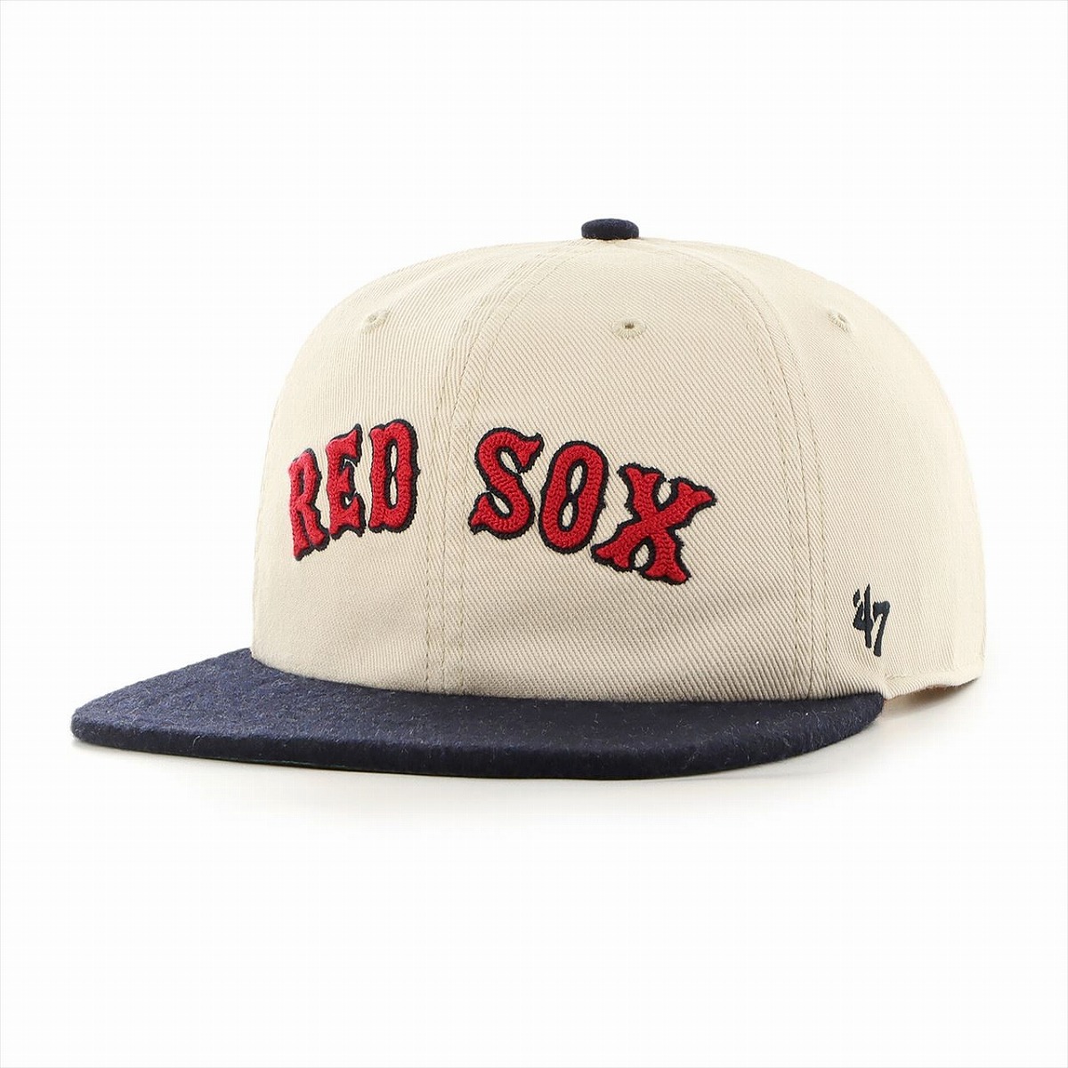 ＼本日｜全品5%OFFクーポン／ 47 キャップ スナップバック レッドソックス フォーティーセブン ブランド 復刻 RED SOX FILEDSTONE CAPTAIN RL Sandstone x Navy 刺繍 ユニセックス ベースボールキャップ ロゴ 10代 20代 30代 40代 誕生日 プレゼント 父の日 ギフト
