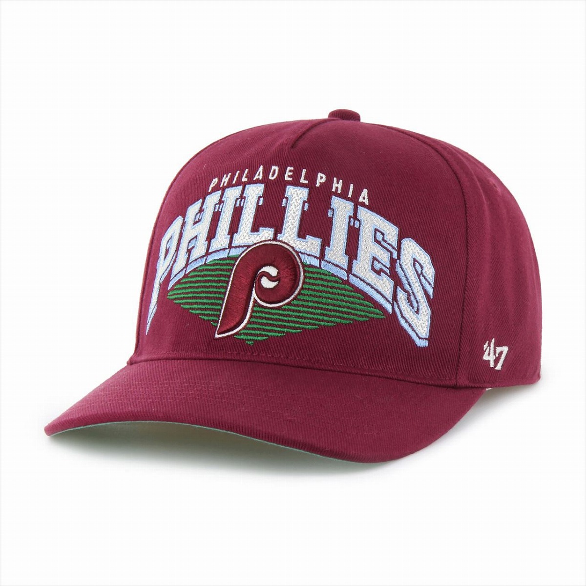 47 キャップ フィリーズ 深め 47brand MLB公式 春夏 帽子 メンズ レディース PHILLIES COOPERSTOWN PONOMA HITCH 復刻 Cardinal ワインレッド 刺繍 人気ブランド ユニセックス ベースボールキャップ ロゴ 誕生日 プレゼント 父の日 ギフト ラッピング無料