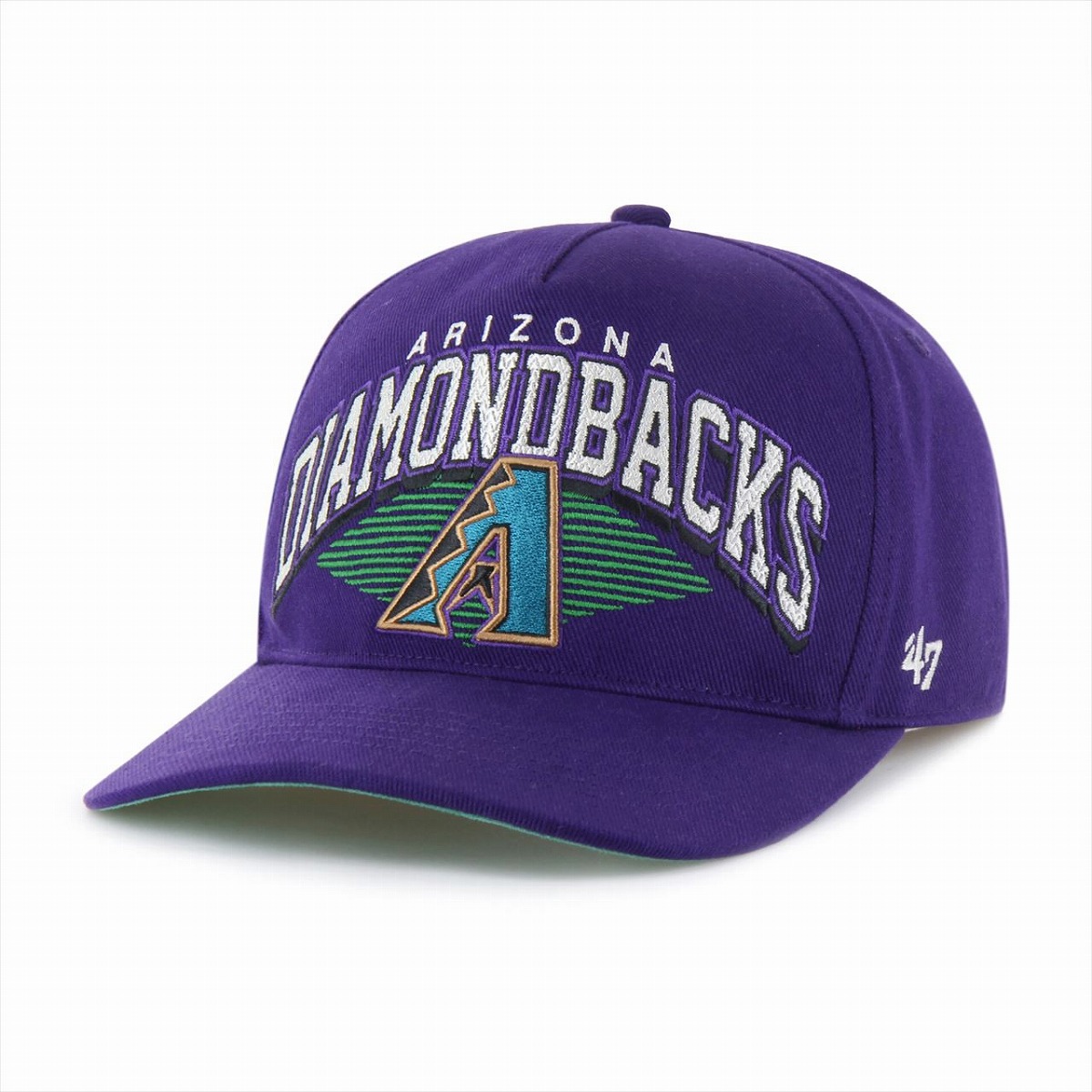 47 キャップ アリゾナ・ダイヤモンドバックス 深め HITCH 47brand MLB 春夏 帽子 メンズ レディース DIAMOND BUCKS COOPERSTOWN PONOM 復刻 パープル ユニセックス ベースボールキャップ ロゴ 誕生日 プレゼント 父の日 ギフト ラッピング無料