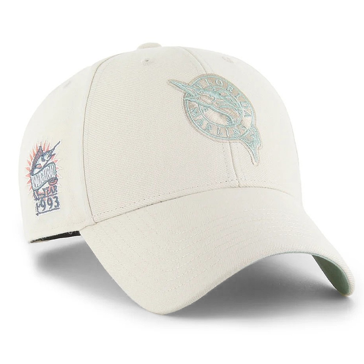 ＼本日｜全品5%OFFクーポン／ 47 キャップ マイアミ・マーリンズ シュアショット 47brand 帽子 ペールカラー '47 MARLINS COOPERSTOWN SURE SHOT SNAPBACK MVP サンドストーム 刺繍 ベースボールキャップ ロゴ 10代 20代 30代 40代 誕生日 プレゼント