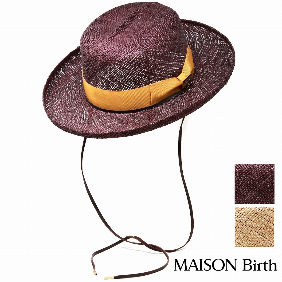 \告知▼全品10%OFFクーポン/ MAISON Birth ハット レディース 紐付き 帽子 バオ ブランド メゾンバース オプティモ OPTIMO 高品質 日本製 麦わら帽子 サマーハット 夏の帽子 ラグジュアリー uvカット メイドインジャパン リゾート ファッション ミセス つば広帽子|ELEHELM帽子通販専門店