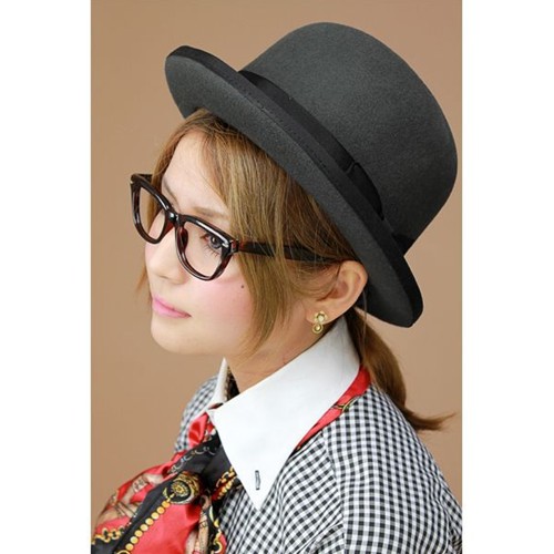 \本日クーポン利用で全品5%OFF/ メンズ 無地 ボーラーハット ウール 羊毛 フェルト 帽体 レディース 帽子 メンズ ハット グレー FUJI HAT フジハット 送料無料 秋冬商品 帽子 ぼうし 大人かわいい ファッション フェルトハット ウールハット トレンド 父の日 bowler
