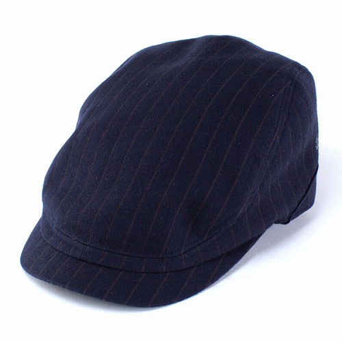 ハンチング 帽子 メンズ ハンチング帽 ネイビー紺 ボルサリーノ ブランド 日本製 borsalino ストライプ ウール ロングブリム 秋冬用 秋冬商品 帽子 ぼうし ファッション ハンチング帽 紳士 ミドルエイジ ハット 父の日 ギフト 男性 誕生日 プレゼント ラッピング無料