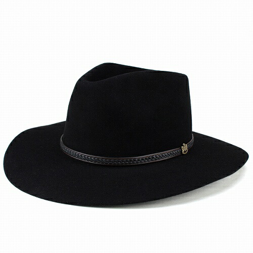 black big brim hat