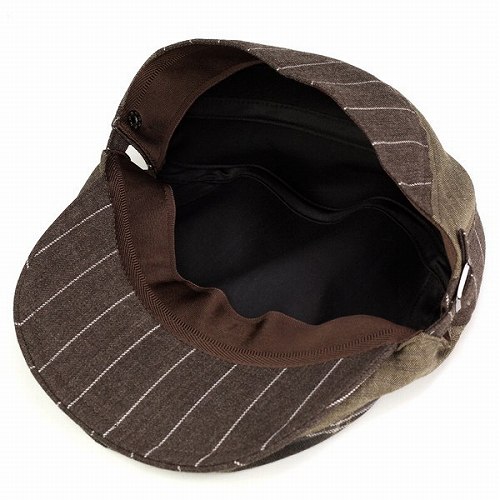 borusarino borsalino猎帽春天夏天人古典设计拼凑细工亚麻检查条纹