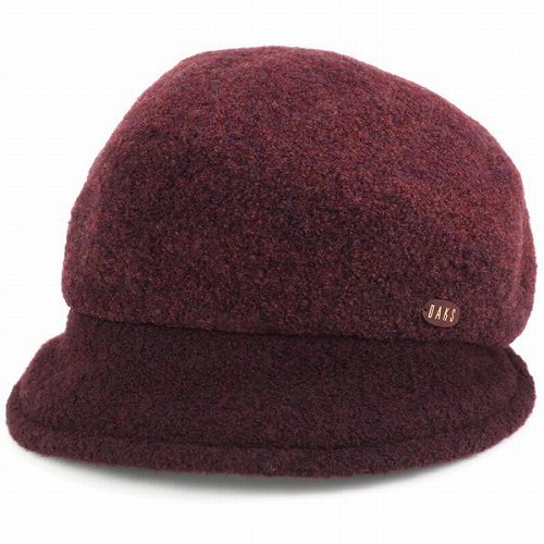 ＼本日クーポン利用で全品5%OFF／ DAKS 帽子 レディース ダックス ベレークロッシェ 帽子 婦人 クロッシェハット ポーラムブークレー 秋冬 おしゃれ ミセスハット プレゼント ハット 日本製 ワイン 帽子 秋冬 ハット ギフト プレゼント 包装 母の日