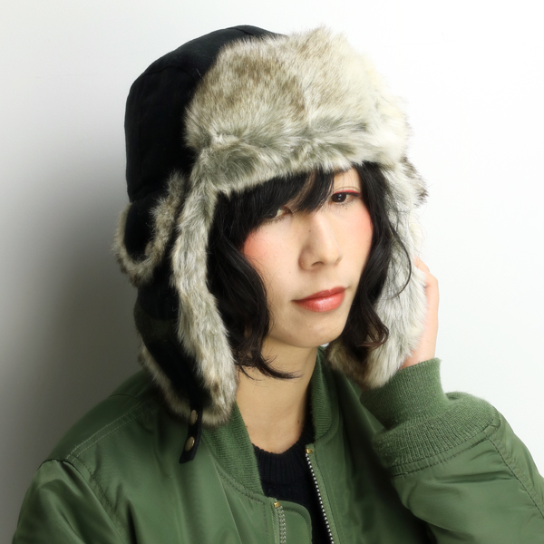 人気定番 飛行帽 Woolrich Woolen Mills メンズ チェック柄 フライトキャップ キャップ 耳あて付き ファー 帽子 ウールリッチ 帽子 トラッパー 防寒 メンズ 冬 コーデ フライキャップ 飛行帽子 お洒落 かっこいい 小物 黒 ブラック チェック柄 白 ホワイト Flying