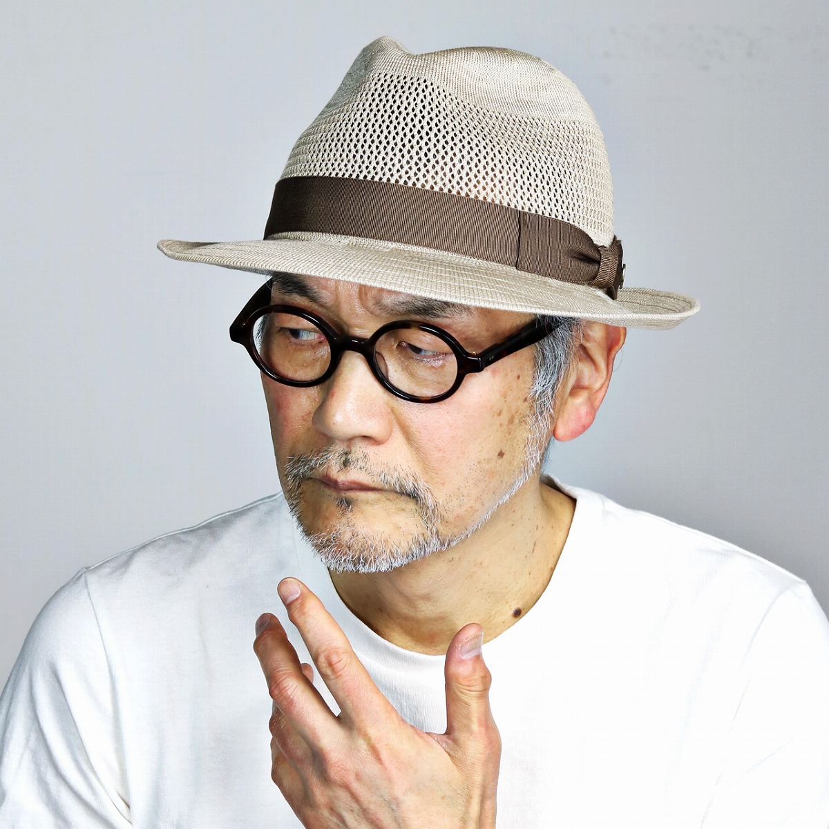 ＼本日｜全品5%OFFクーポン／ ステットソン 帽子 春夏 中折れ メンズ サーモニット シルク混 涼しい ハット マニッシュ ハット 日本製 STETSON 17SS 中折れ帽 紳士 通気性 帽子 Lサイズ LLサイズ サイズ調整 茶 ベージュ stetson 帽子通販 敬老の日