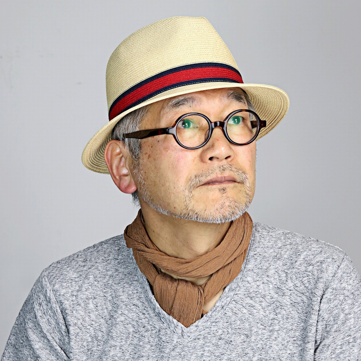 ミラショーン ストローハット メンズ リボン mila schon 中折れハット ペーパー ブレード レマン型 中折れ帽 紳士 ハット お洒落 春夏 帽子 麦わら帽子 56cm 58cm 60cm サイズ調整 日よけ リゾート ベージュ / ナチュラル ギフト プレゼント 父の日 [ straw hat ]