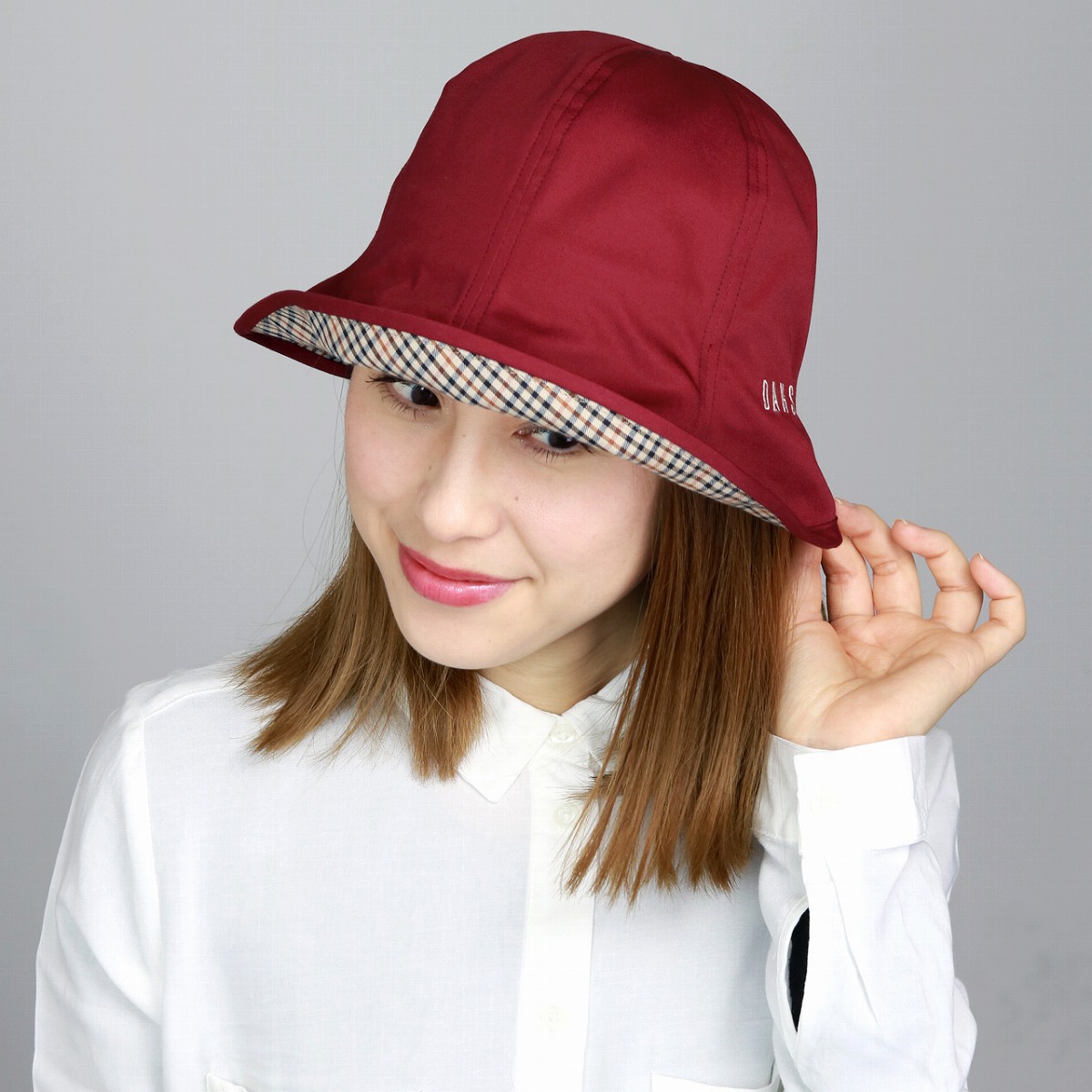 ＼今日このごろ｜全品10%OFF引き換え証／ UV工業 レディース UV撥ねのける鳥打ち帽 かぶり笠 チューリップかぶり笠 DAKS 亭主もち 鳥打ち帽 ダックス 日本製 住み家照合のしるし 春夏 分かりやすい 無地 ブランド名 ロゴタイプ入り口・入口 S M L 大きさ調節する 日よけ UV工業出どころ UV打つ手 赤 ブドウ酒 母の日 差し上げ物 母の日 差し上げ物