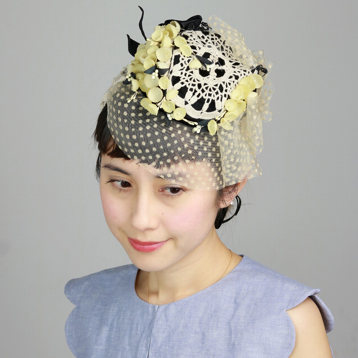 Elehelm Hat Store Rosy Hat Lily Of The Valley ブーケヘッドアクセ