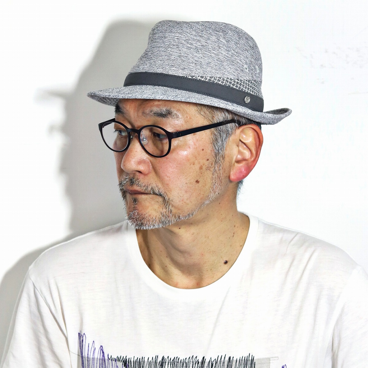 新品 楽天市場 全品10 Offクーポン Mila Schon 中折れハット カラミメッシュ 帽子 メンズ 春 夏 ハット 千鳥柄 ミラショーン 中折れハット レディース 日本製 サイズ調節 チェック ワンポイント カジュアル おしゃれ ライトグレー Fedora 父の日 ギフト 男性